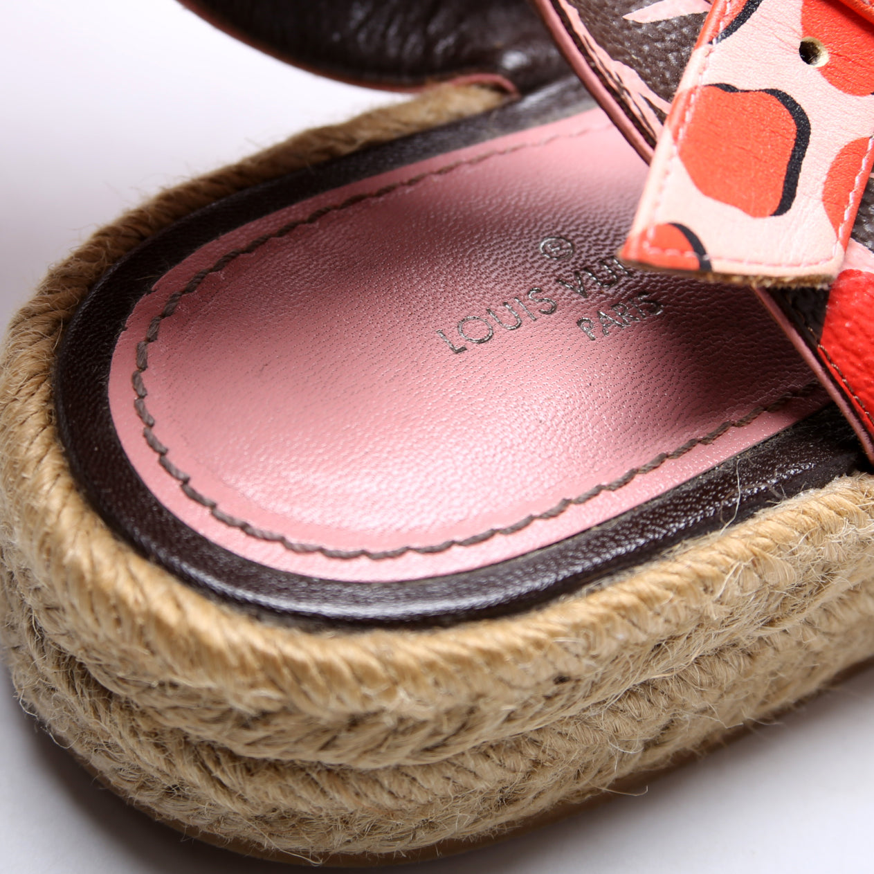Louis Vuitton Platform Espadrille Sandals Size 37