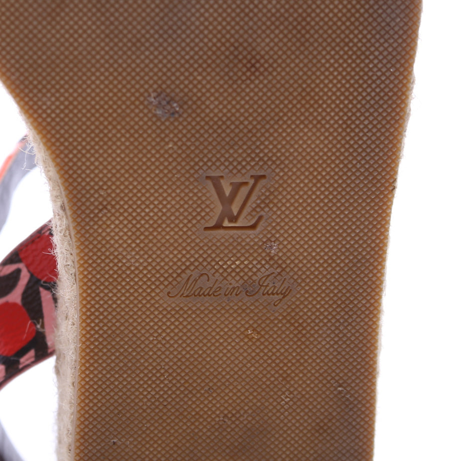 Louis Vuitton Platform Espadrille Sandals Size 37