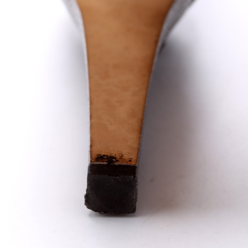 Chanel Lace Up Ankle Booties Size 38.5