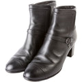 Chanel CC Cap Toe Ankle Booties Size 37