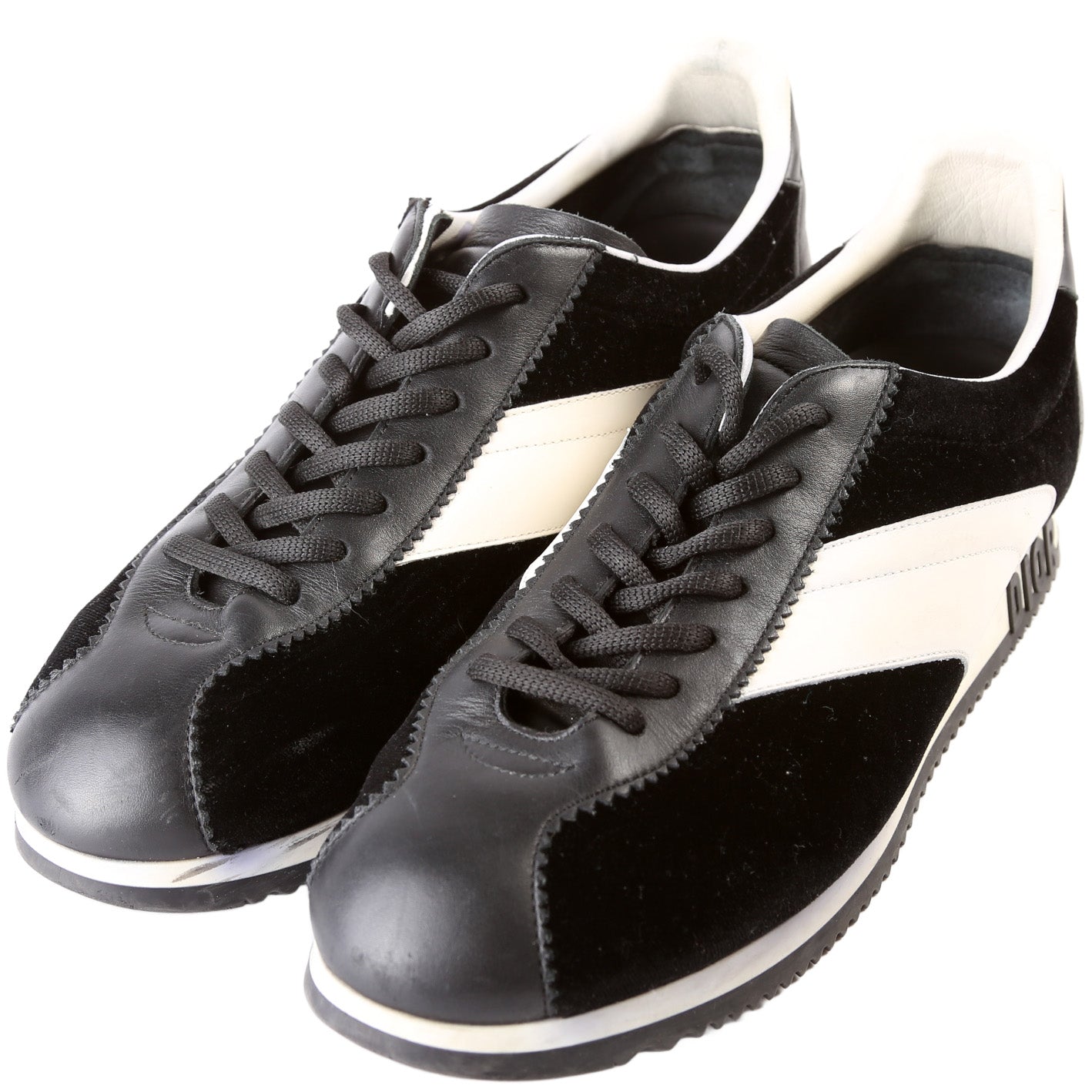 Christian Dior Logo Leather Sneakers Size 40