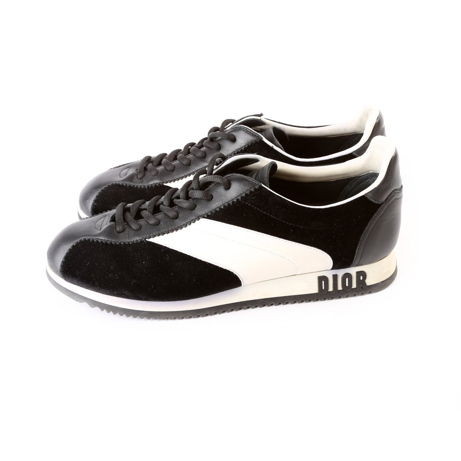 Christian Dior Logo Leather Sneakers Size 40