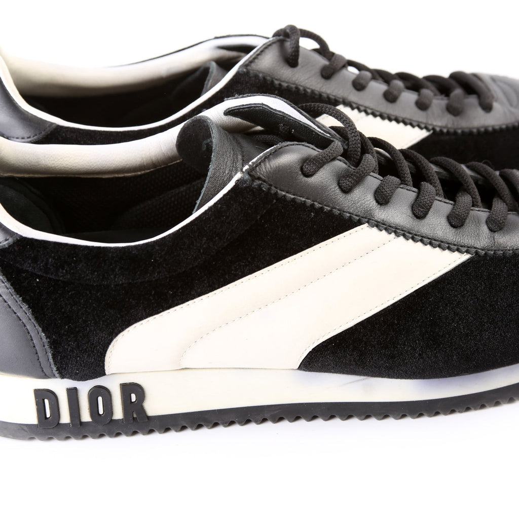 Christian Dior Logo Leather Sneakers Size 40