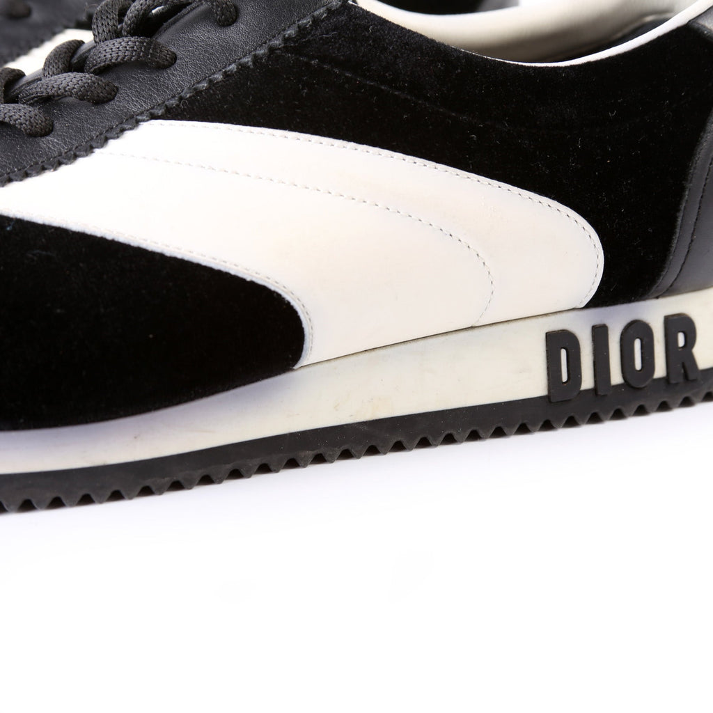 Christian Dior Logo Leather Sneakers Size 40