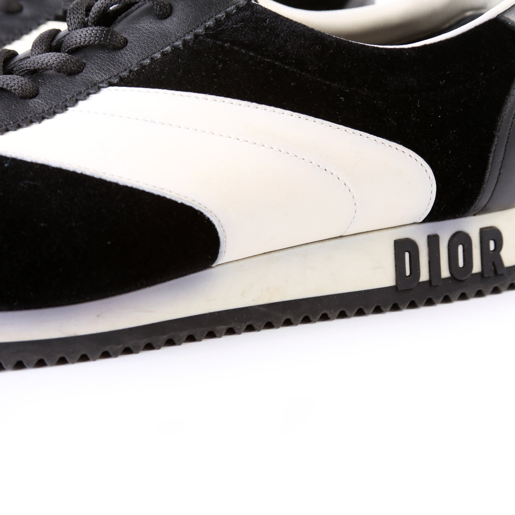 Christian Dior Logo Leather Sneakers Size 40