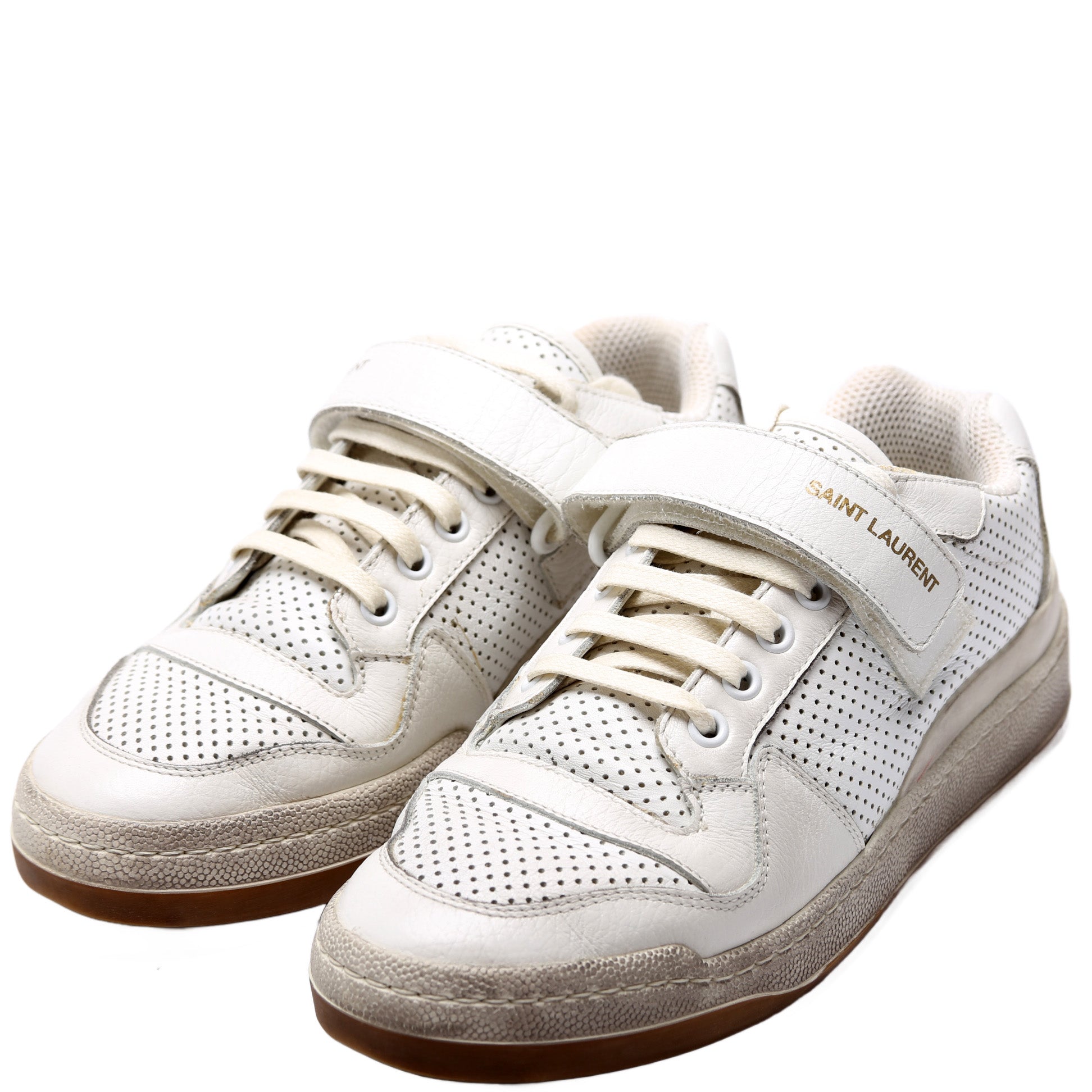 Saint Laurent Leather Sneakers Size 37