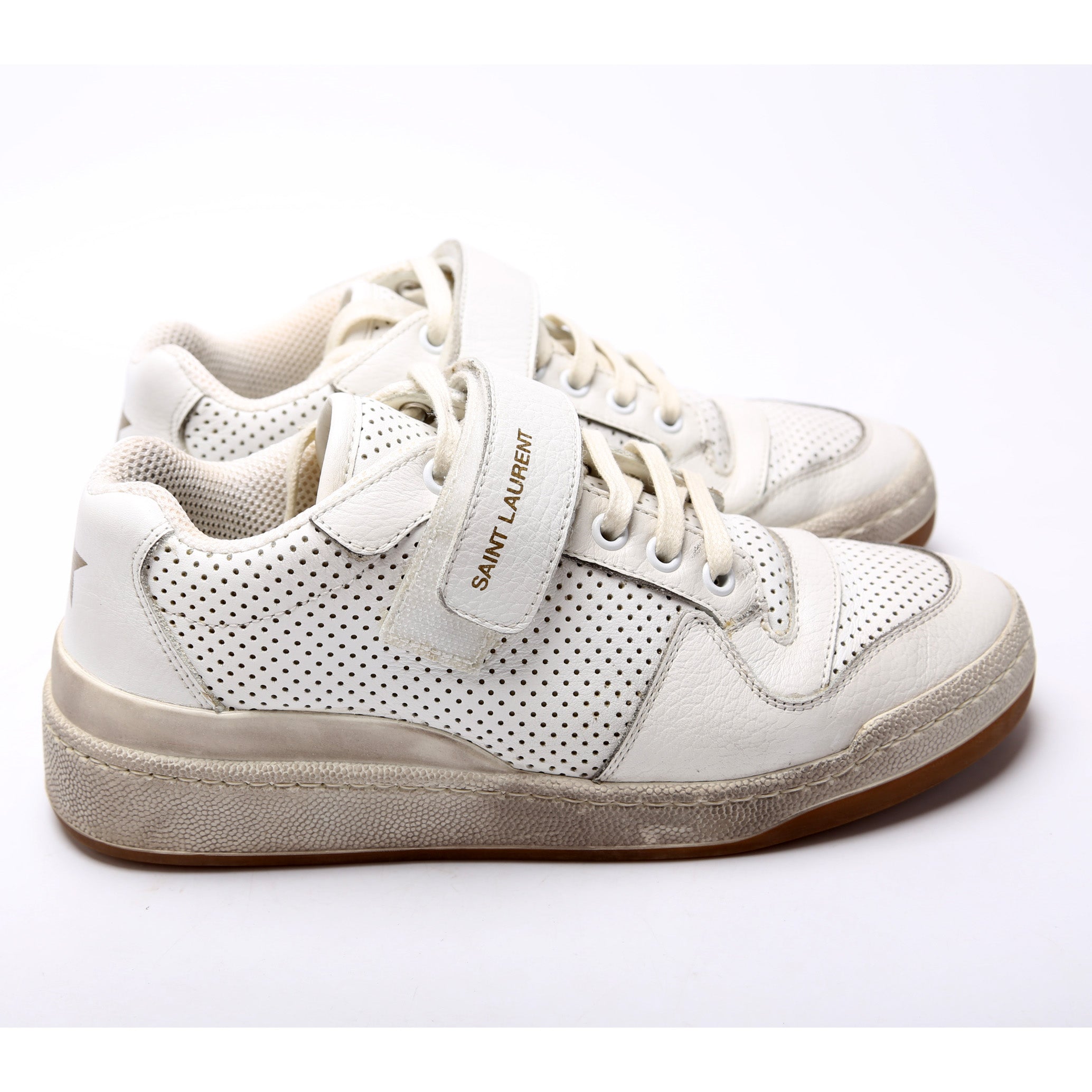 Saint Laurent Leather Sneakers Size 37