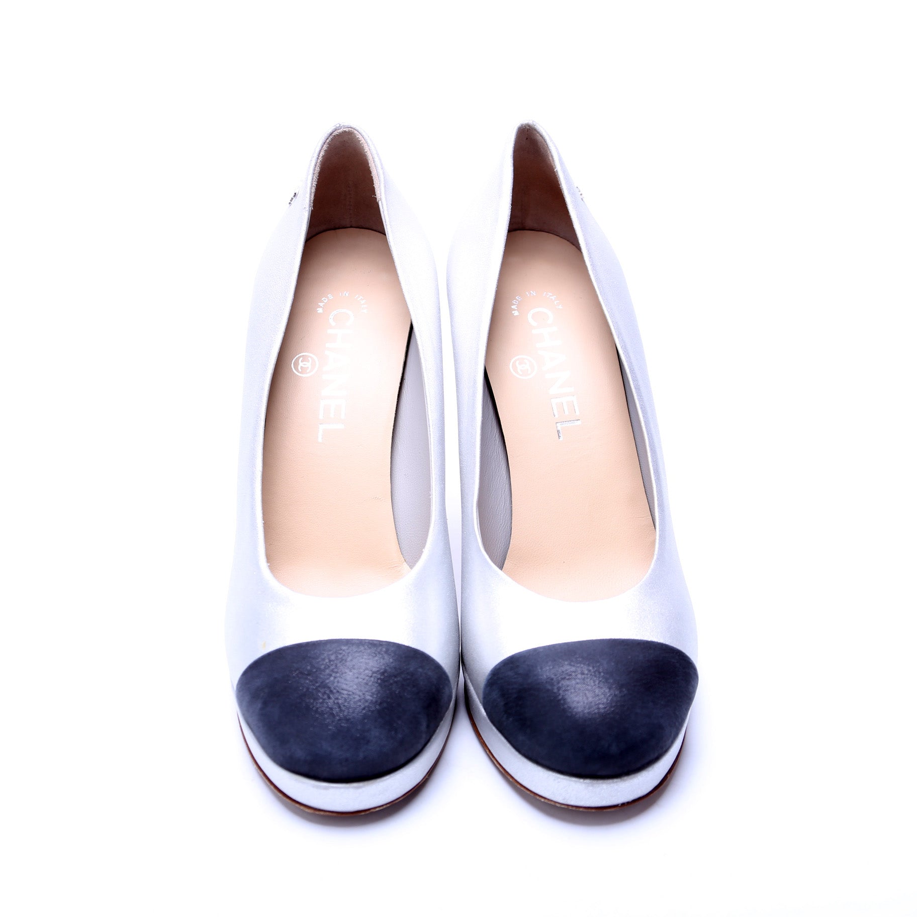 Chanel Cap Toe Pumps Size 37.5