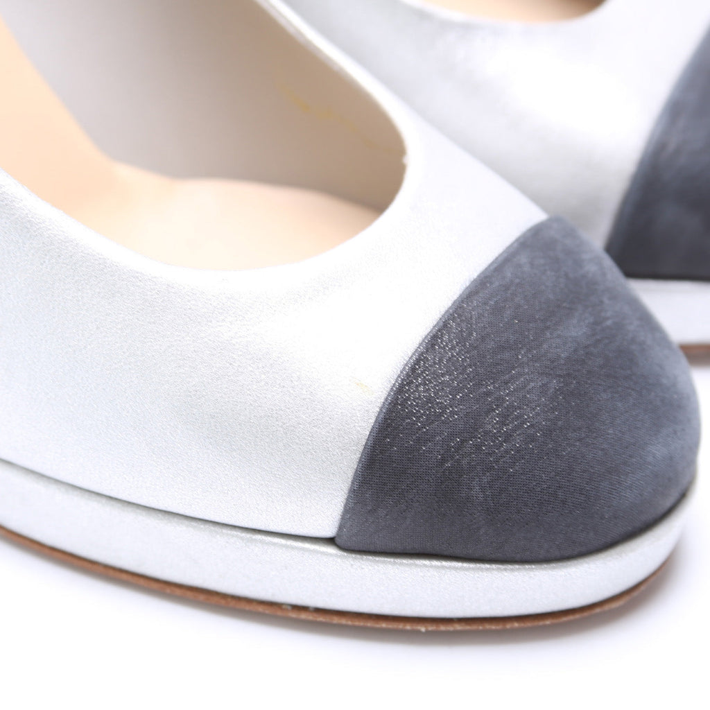 Chanel Cap Toe Pumps Size 37.5