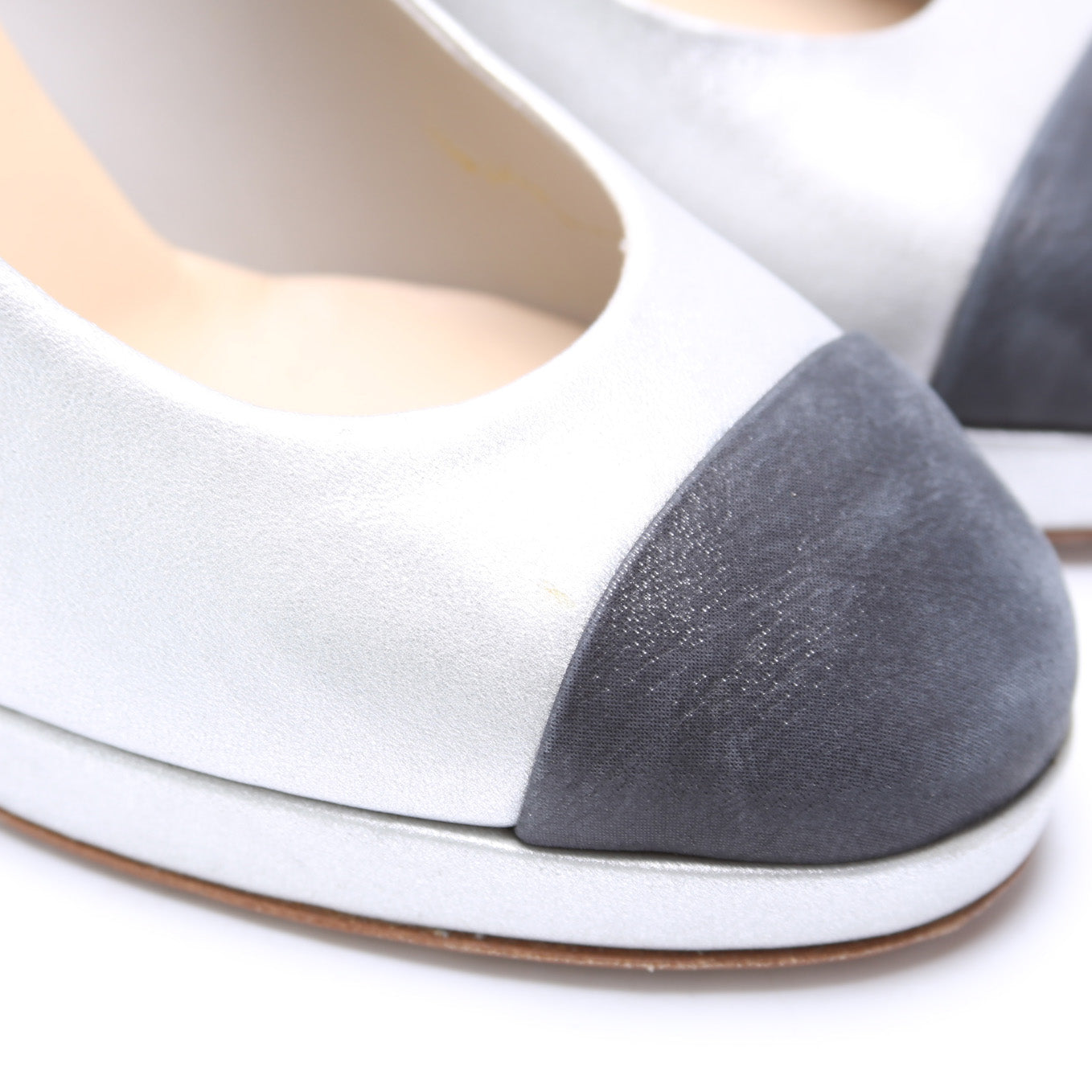 Chanel Cap Toe Pumps Size 37.5