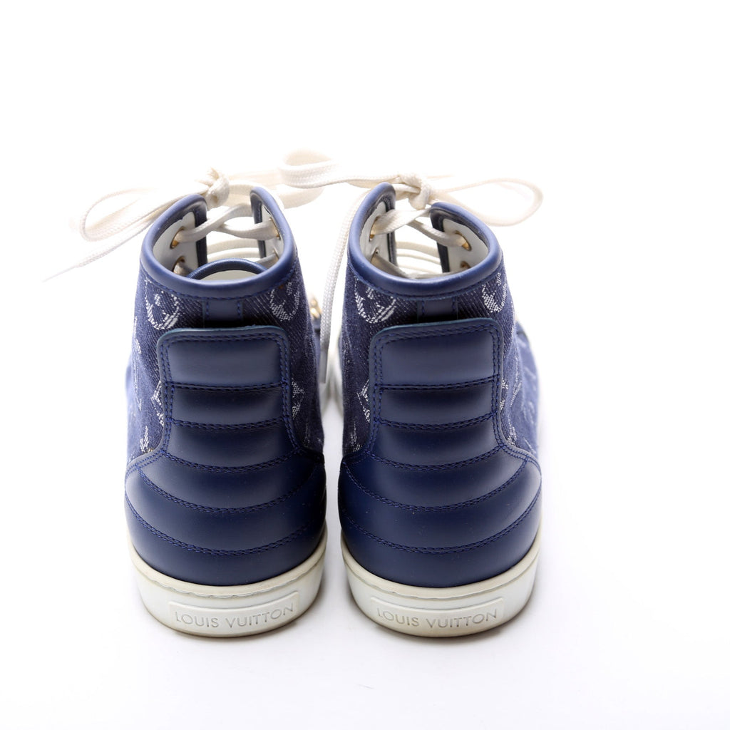 Louis Vuitton Stellar Sneaker Boots Denim Size 35.5