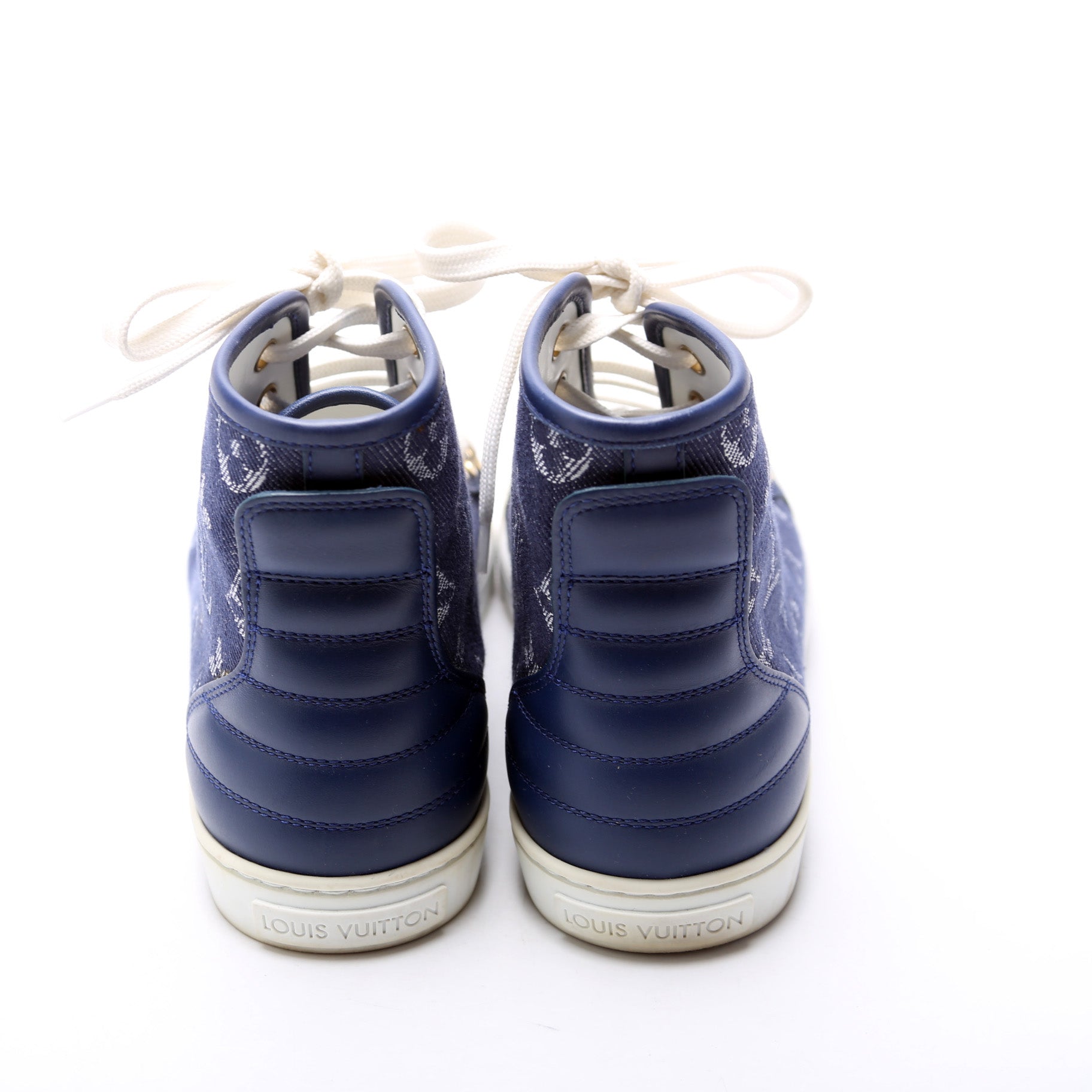 Louis Vuitton Stellar Sneaker Boots Denim Size 35.5