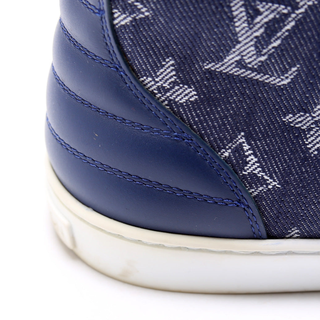 Louis Vuitton Stellar Sneaker Boots Denim Size 35.5