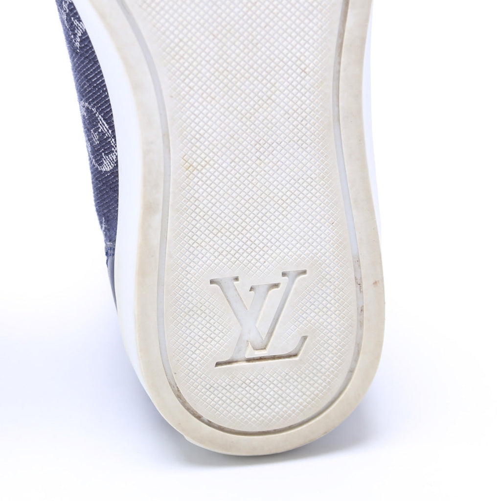 Louis Vuitton Stellar Sneaker Boots Denim Size 35.5