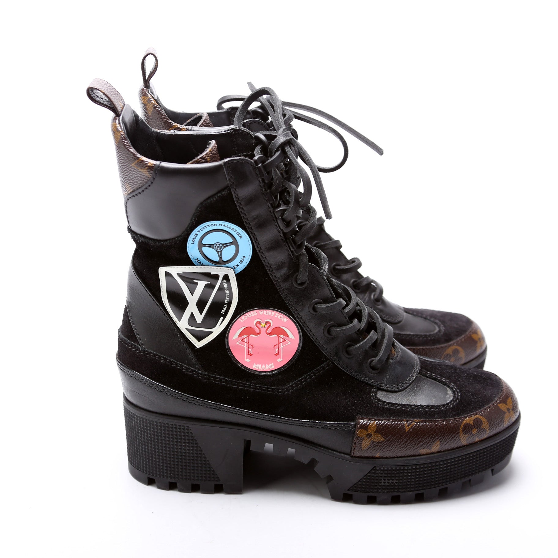 Louis Vuitton Laureate World Tour Desert Boots Size 37