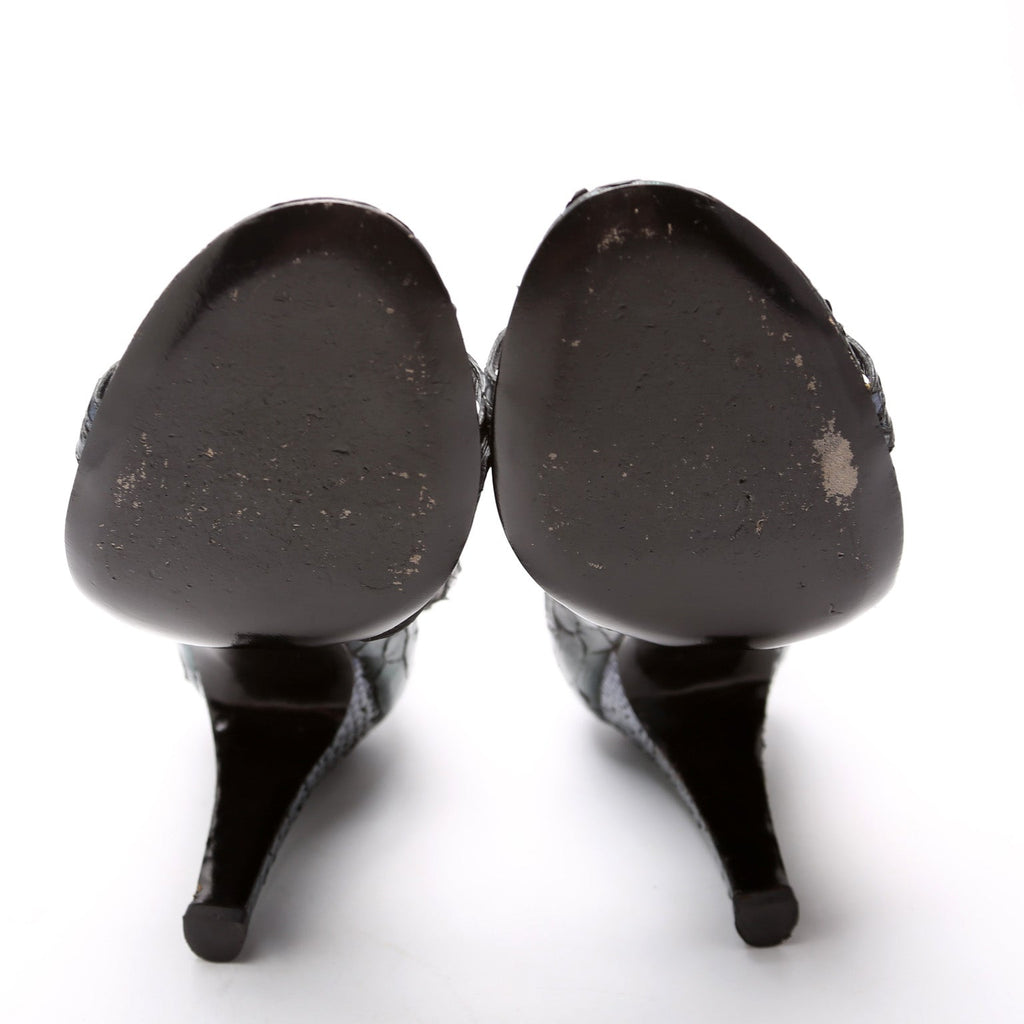 Chanel Log Sandal Pumps Size 40