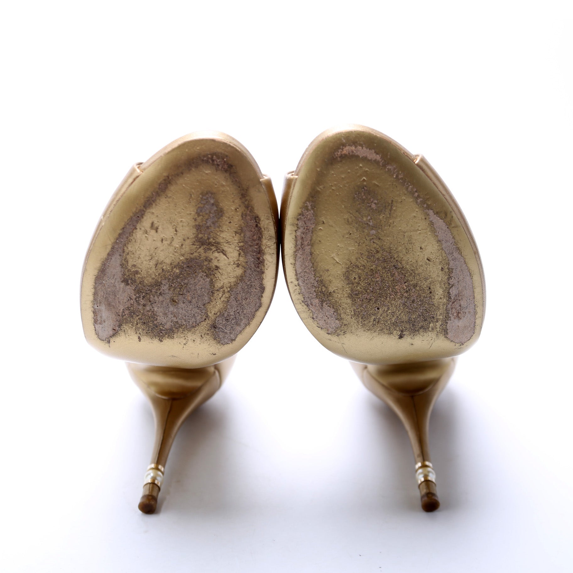 Chanel Open Toe Pumps Size 39.5