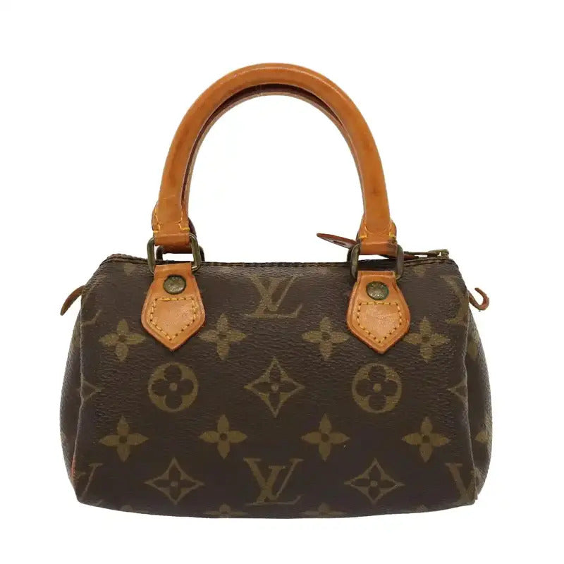 Louis Vuitton Canvas Nano Speedy Handbag