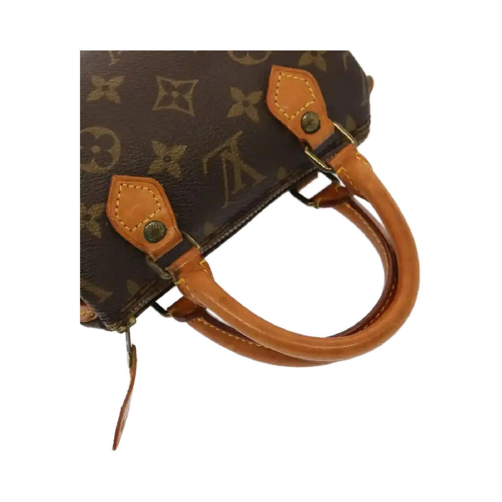 Louis Vuitton Canvas Nano Speedy Handbag