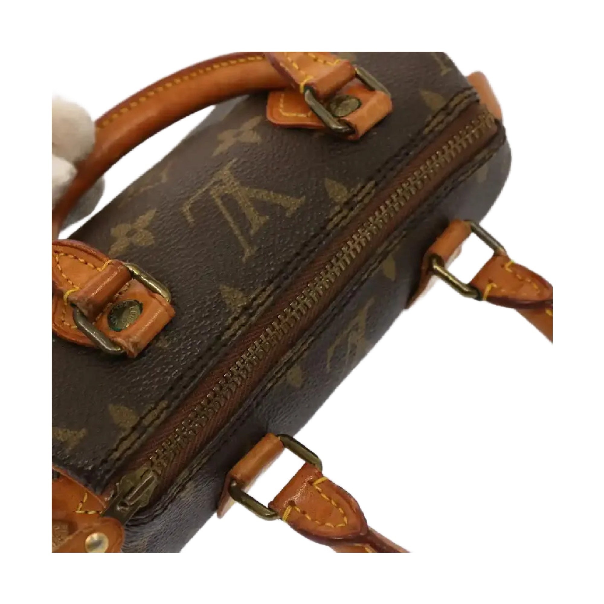 Louis Vuitton Canvas Nano Speedy Handbag