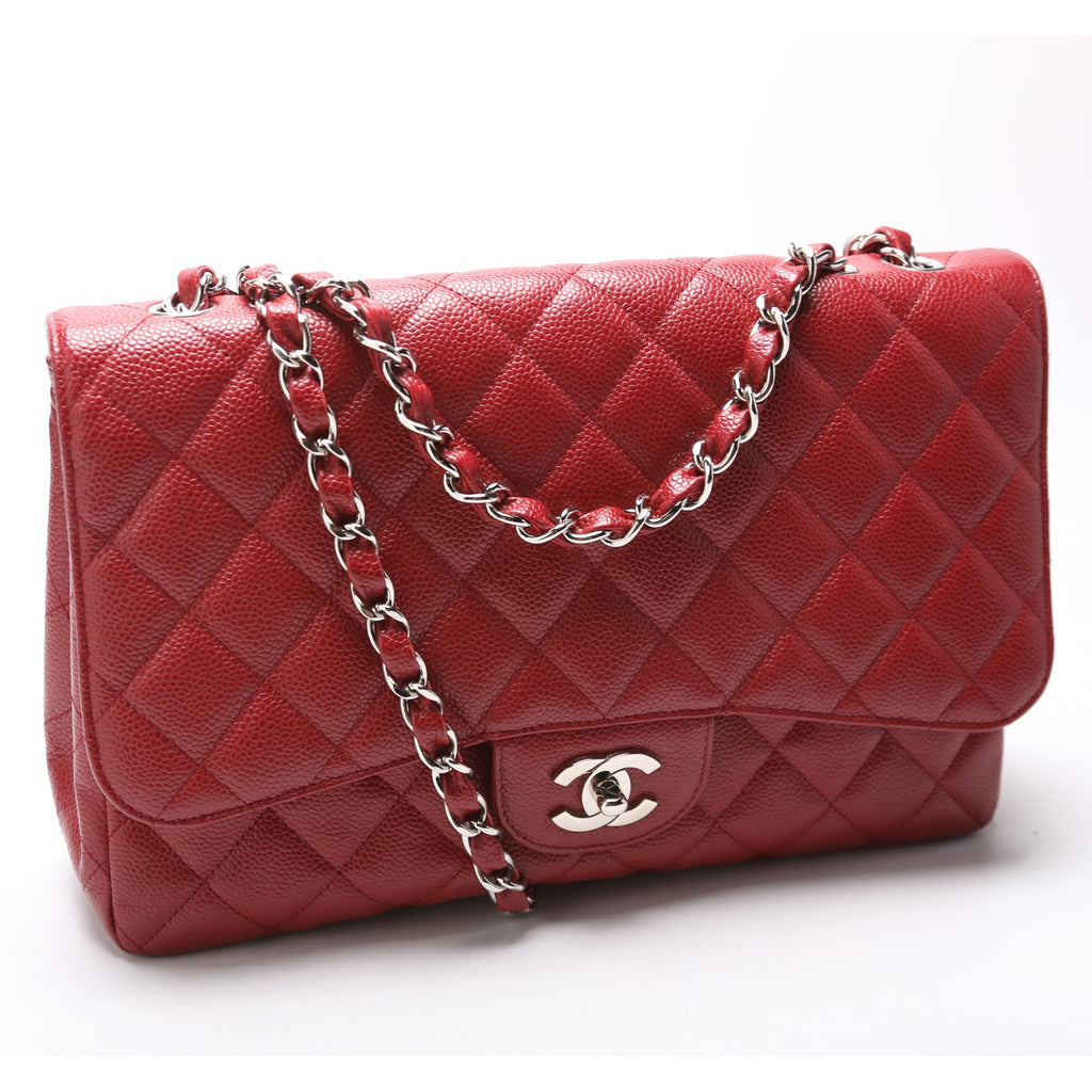 Chanel Classic Flap Jumbo Caviar 10-13M
