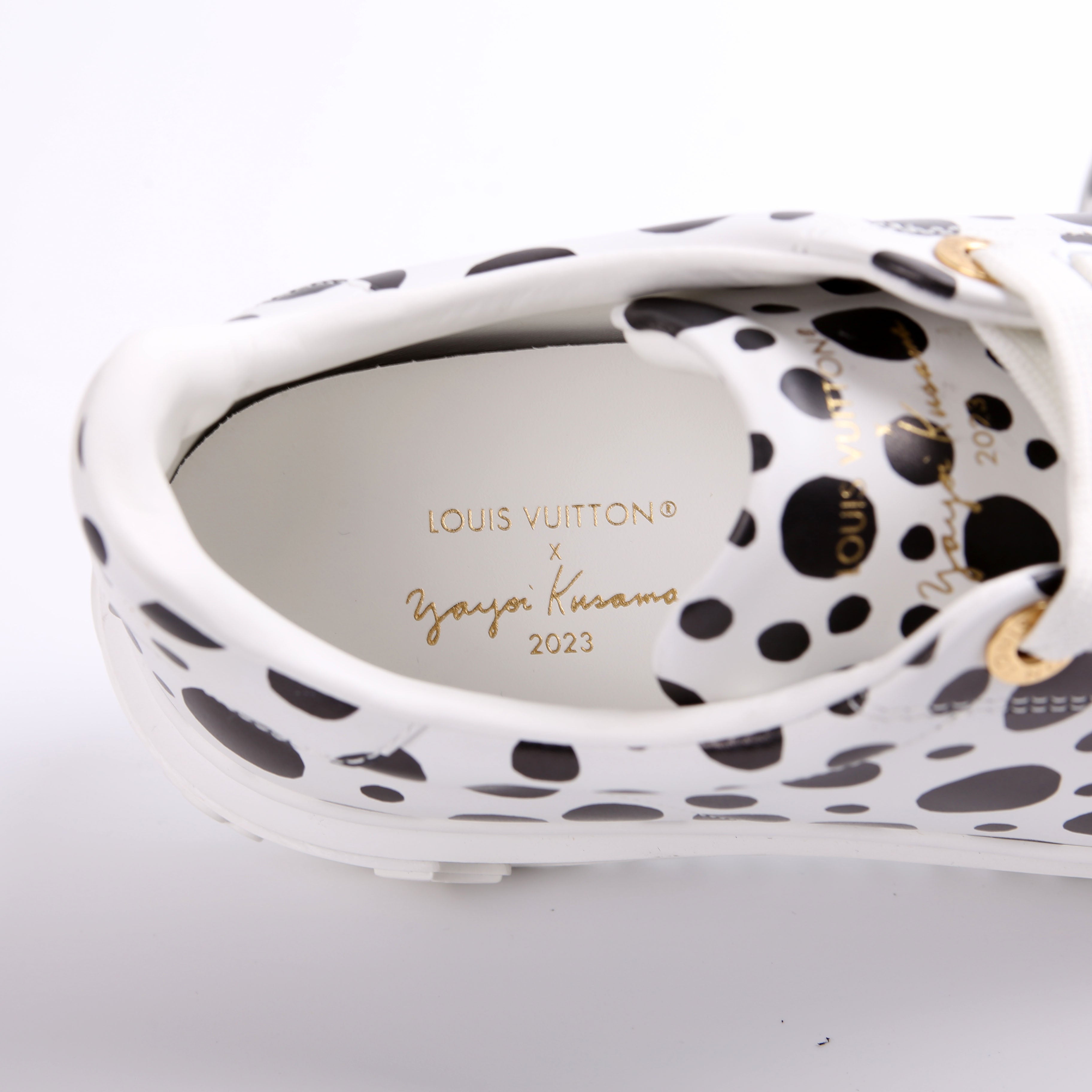 Louis Vuitton X Yayoi Kusama Time Out Sneakers Size 38
