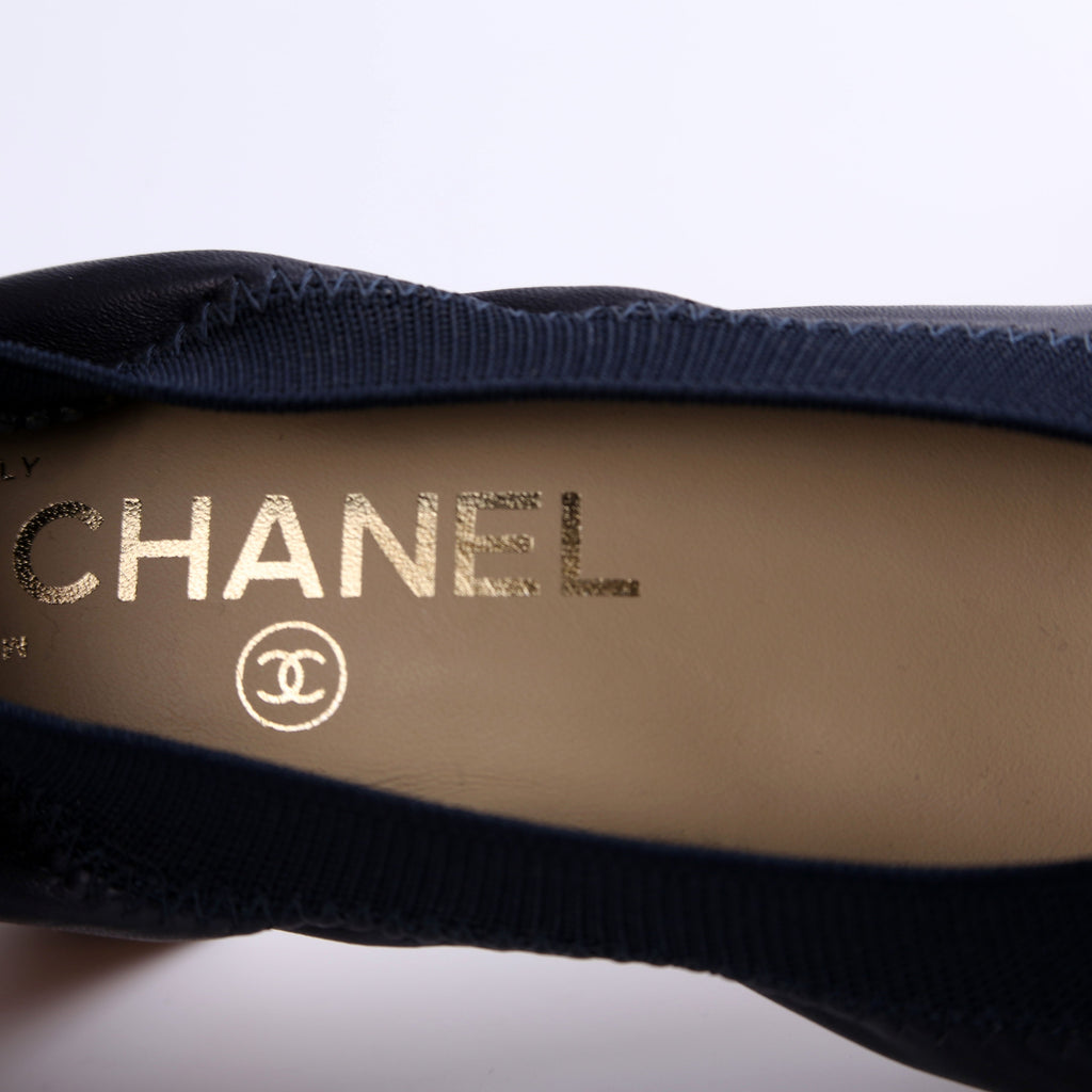 Chanel Spirit Pumps Cork/Lambskin Size 35.5