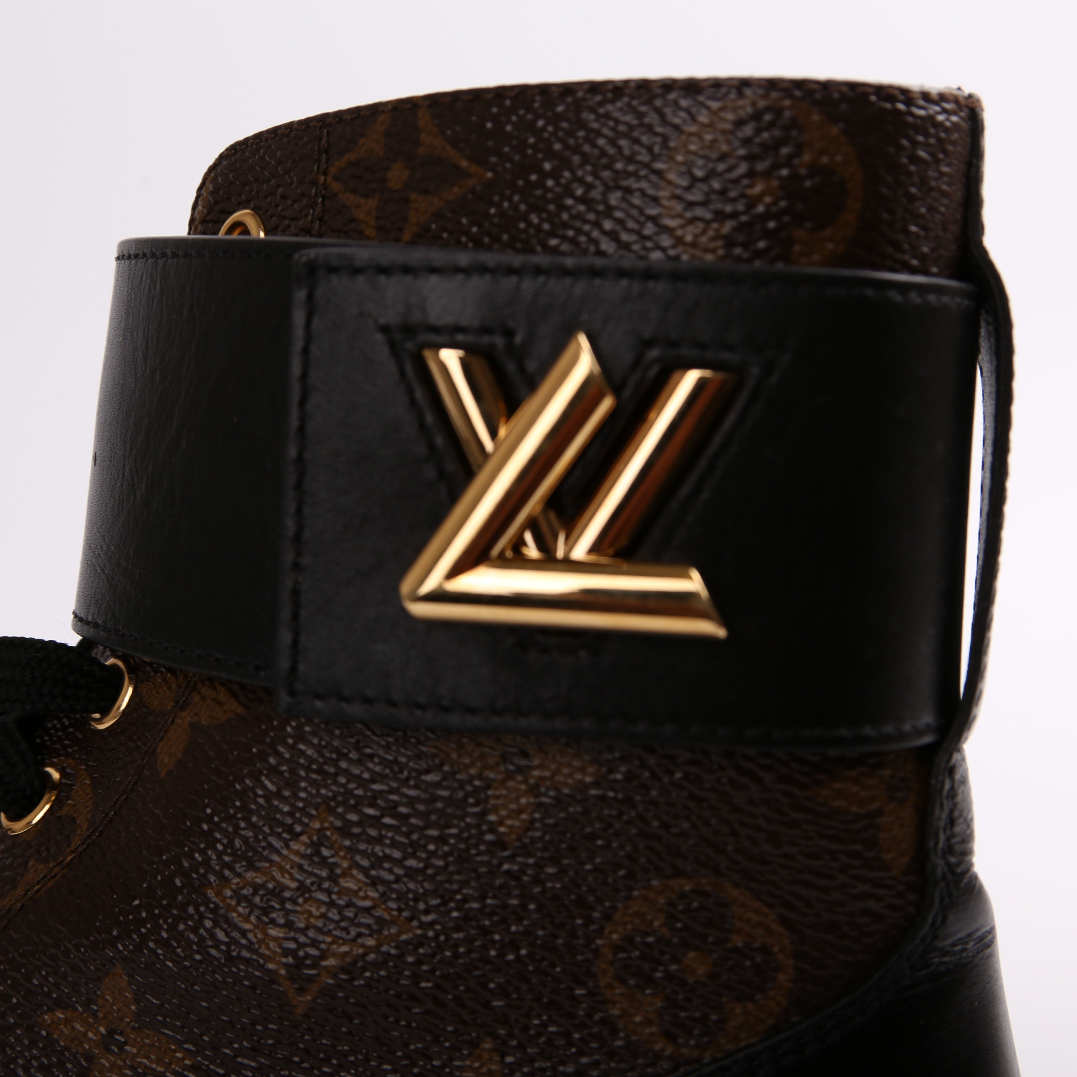 Louis Vuitton Wonderland Flat Ranger Boots Size 36