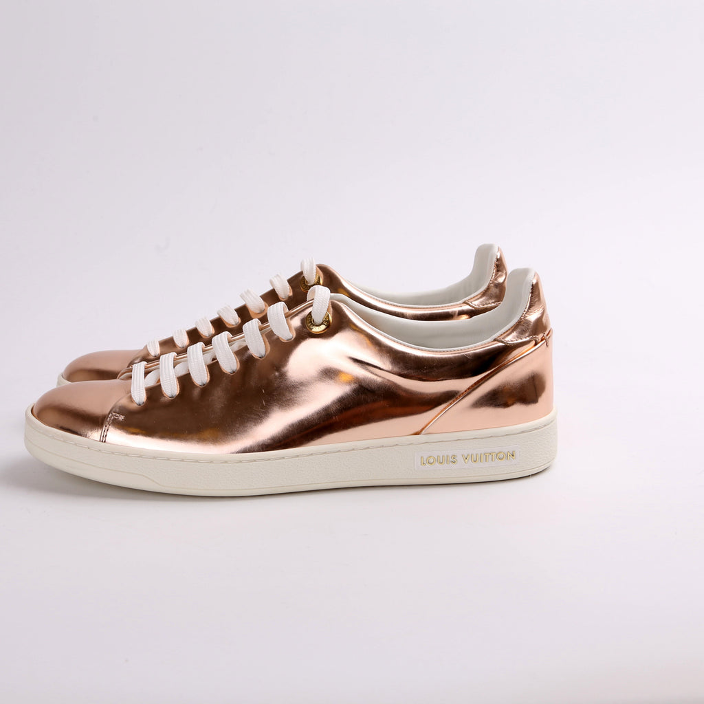 Louis Vuitton Frontrow Patent Sneakers Sz 39
