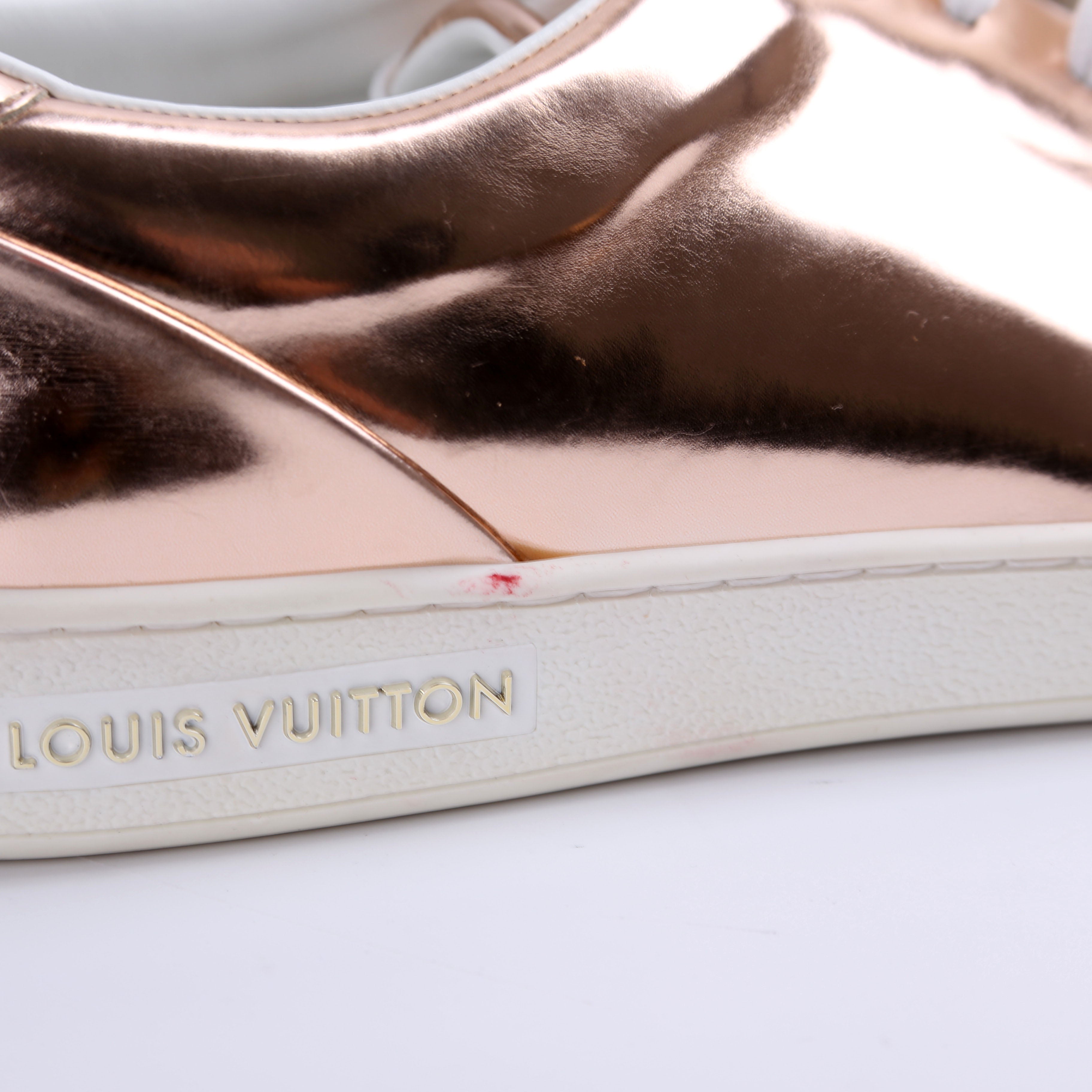 Louis Vuitton Frontrow Patent Sneakers Sz 39