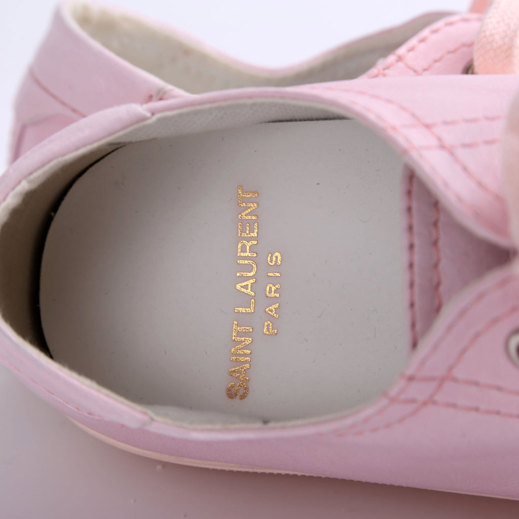 Saint Laurent Bedford Leather Sneakers