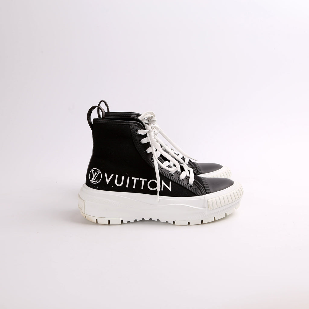 Louis Vuitton Hightop Squad Sneakers Sz 36