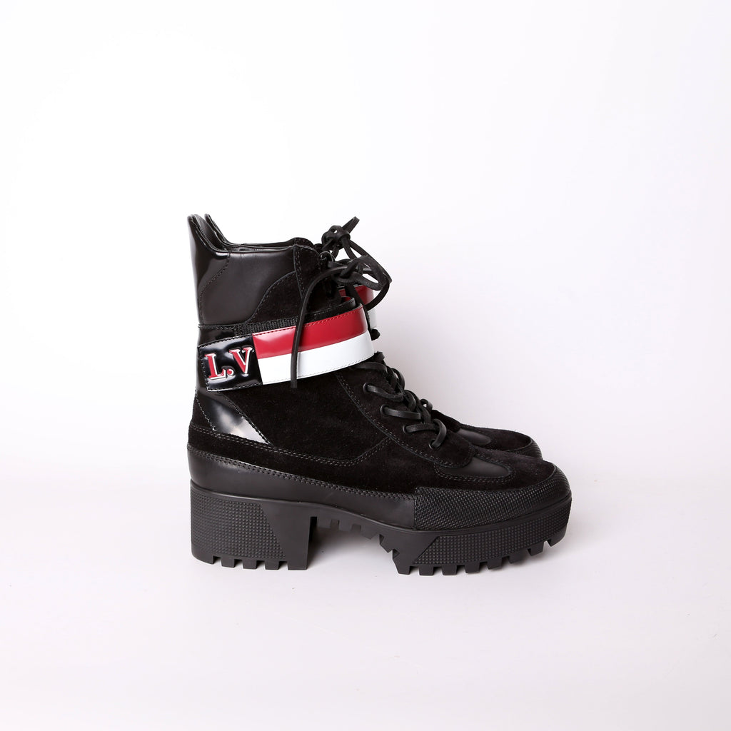 Louis Vuitton Laureate Platform Desert Boots Size 41