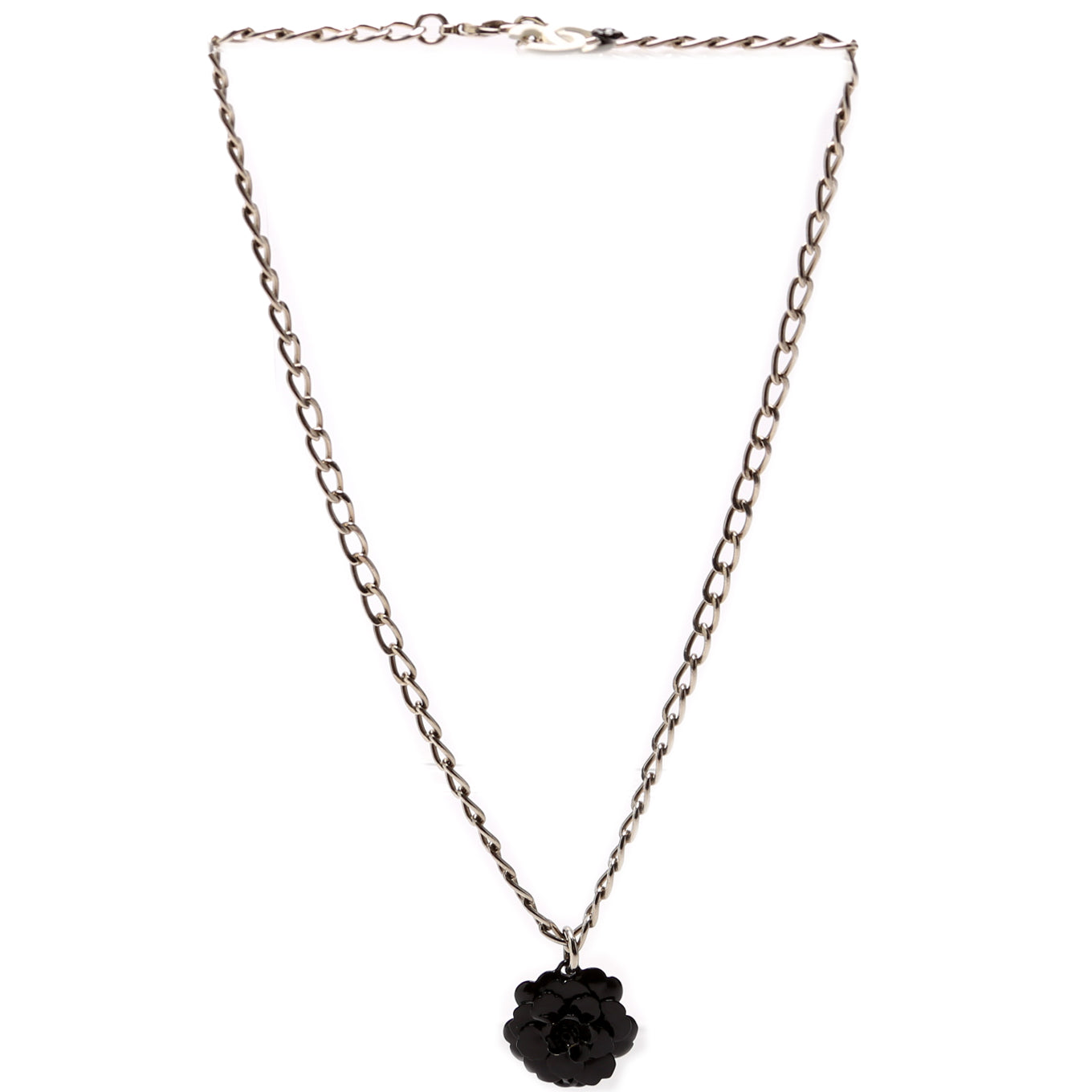 Chanel Camellia Flower Resin Necklace