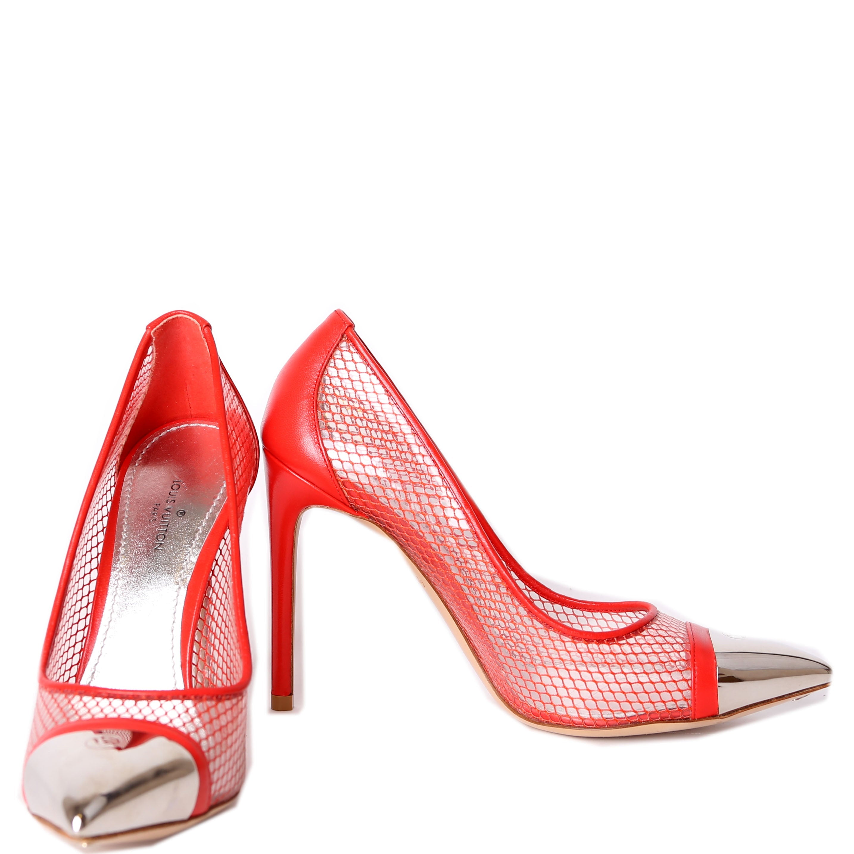 Louis Vuitton Urban Twist PVC/Mesh Pumps Size 35.5