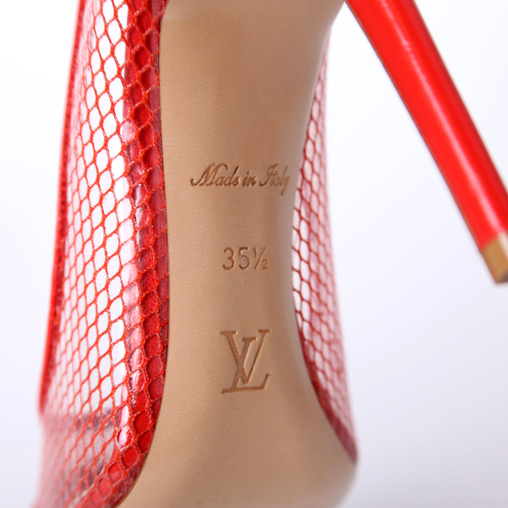 Louis Vuitton Urban Twist PVC/Mesh Pumps Size 35.5
