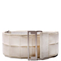 Chanel Satin Quilted Logo Belt Size 70 Vintage