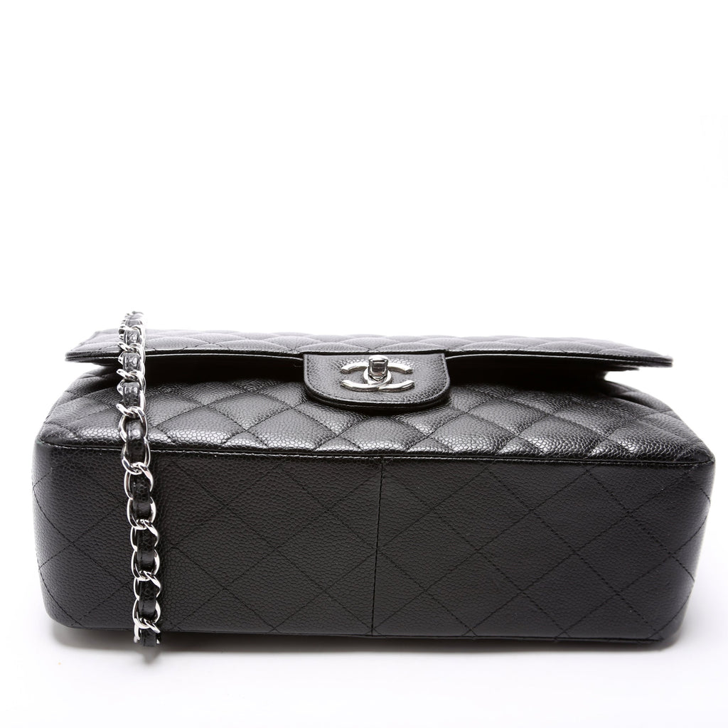 Chanel Classic Flap Jumbo Caviar RFID Black