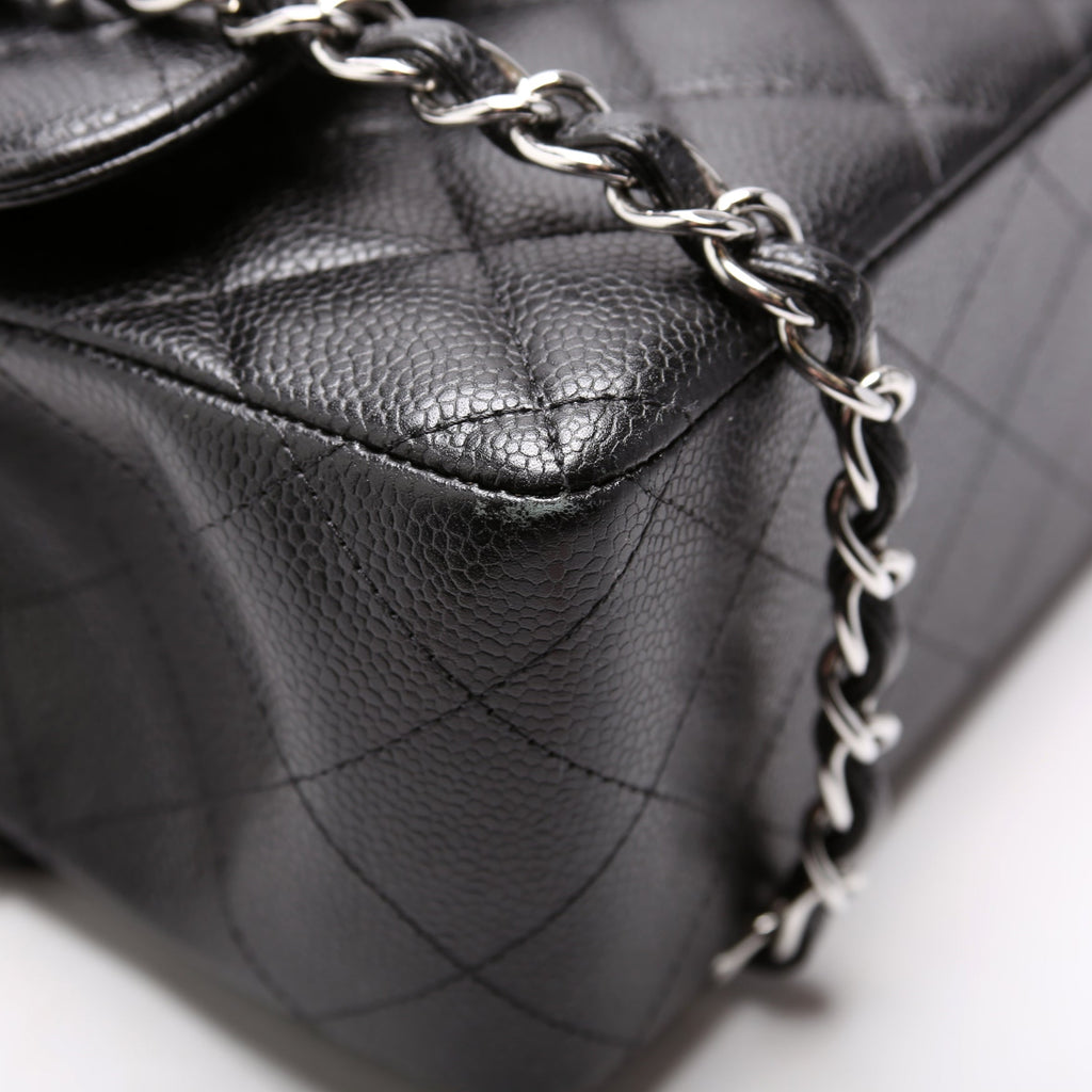 Chanel Classic Flap Jumbo Caviar RFID Black