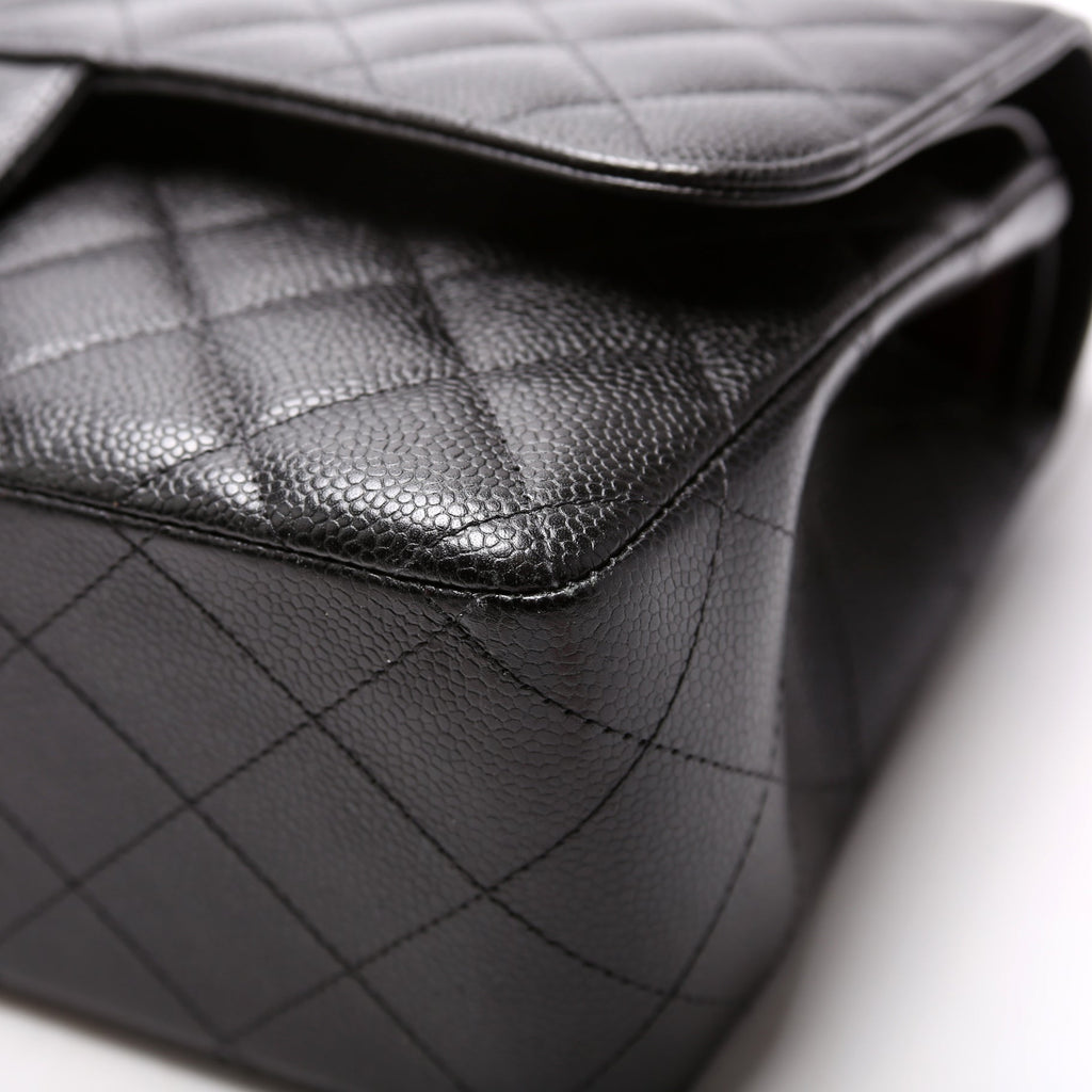 Chanel Classic Flap Jumbo Caviar RFID Black