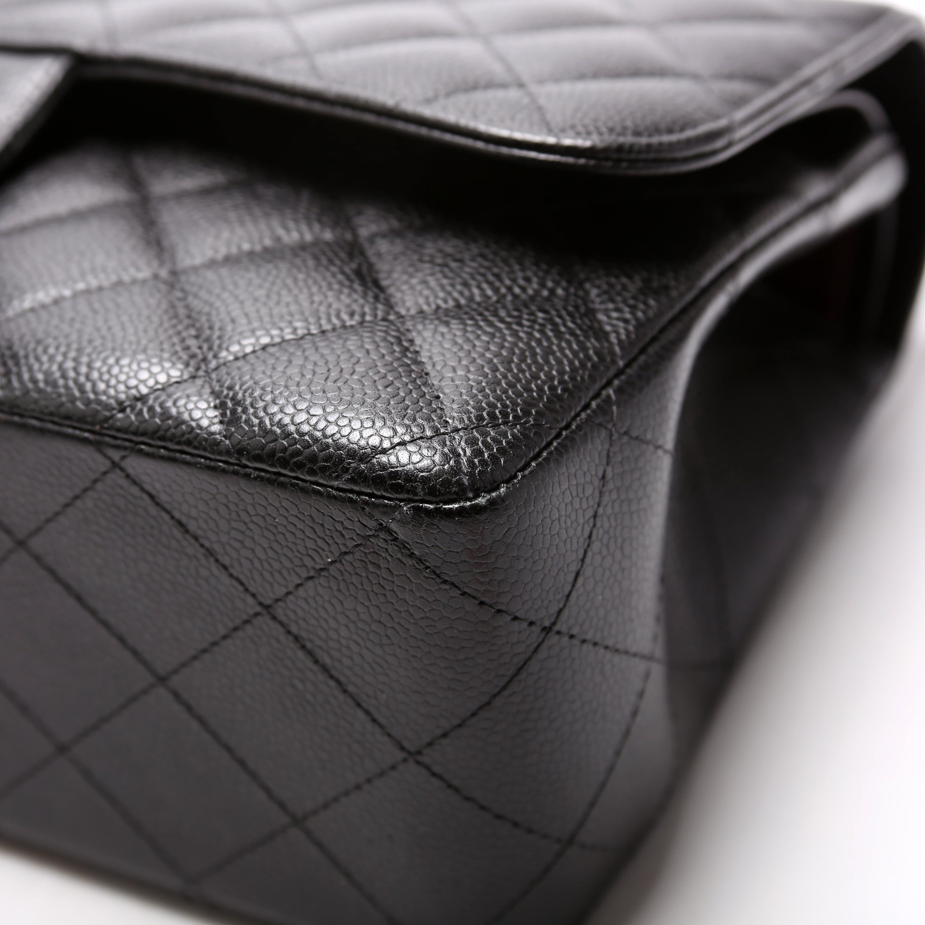 Chanel Classic Flap Jumbo Caviar RFID Black