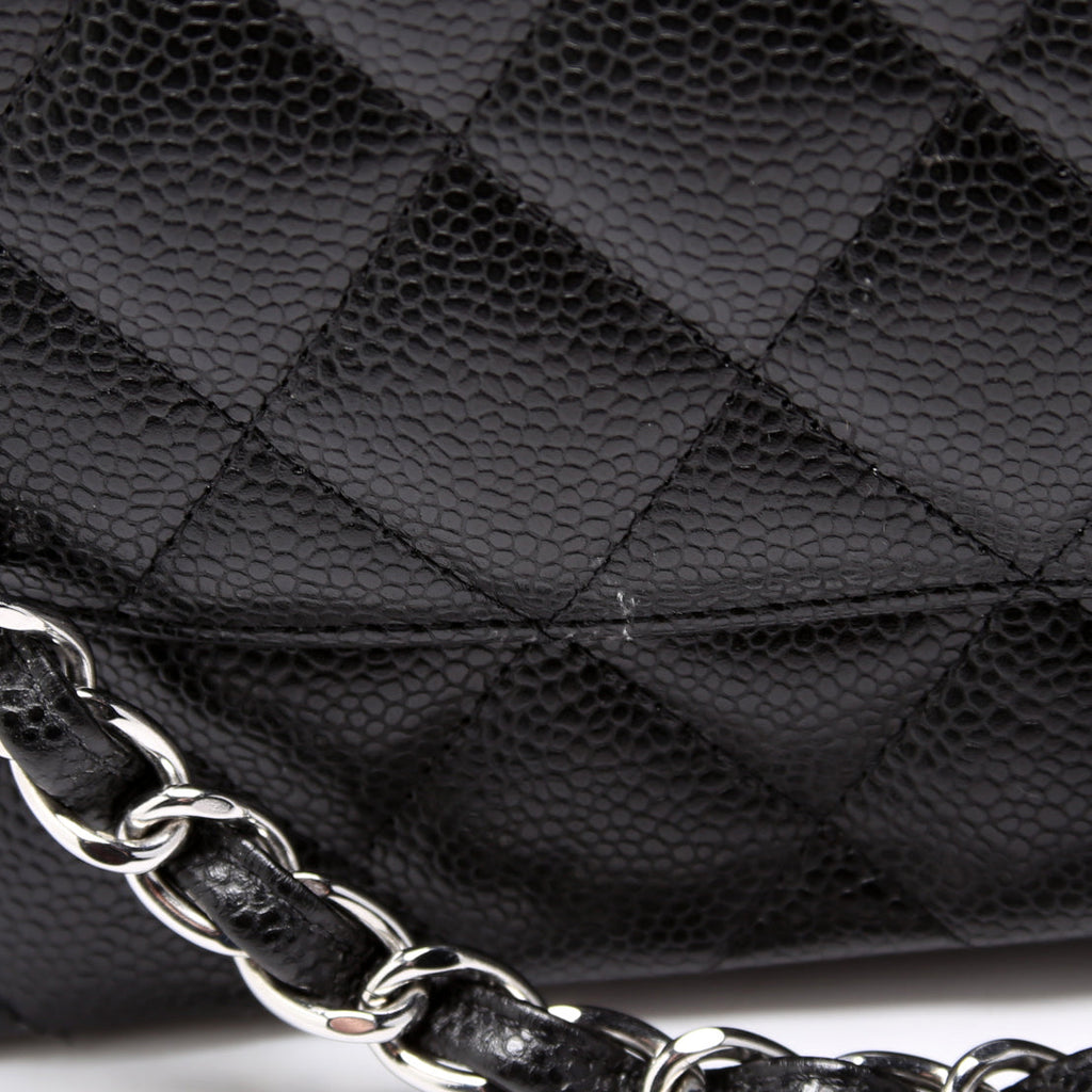 Chanel Classic Flap Jumbo Caviar RFID Black