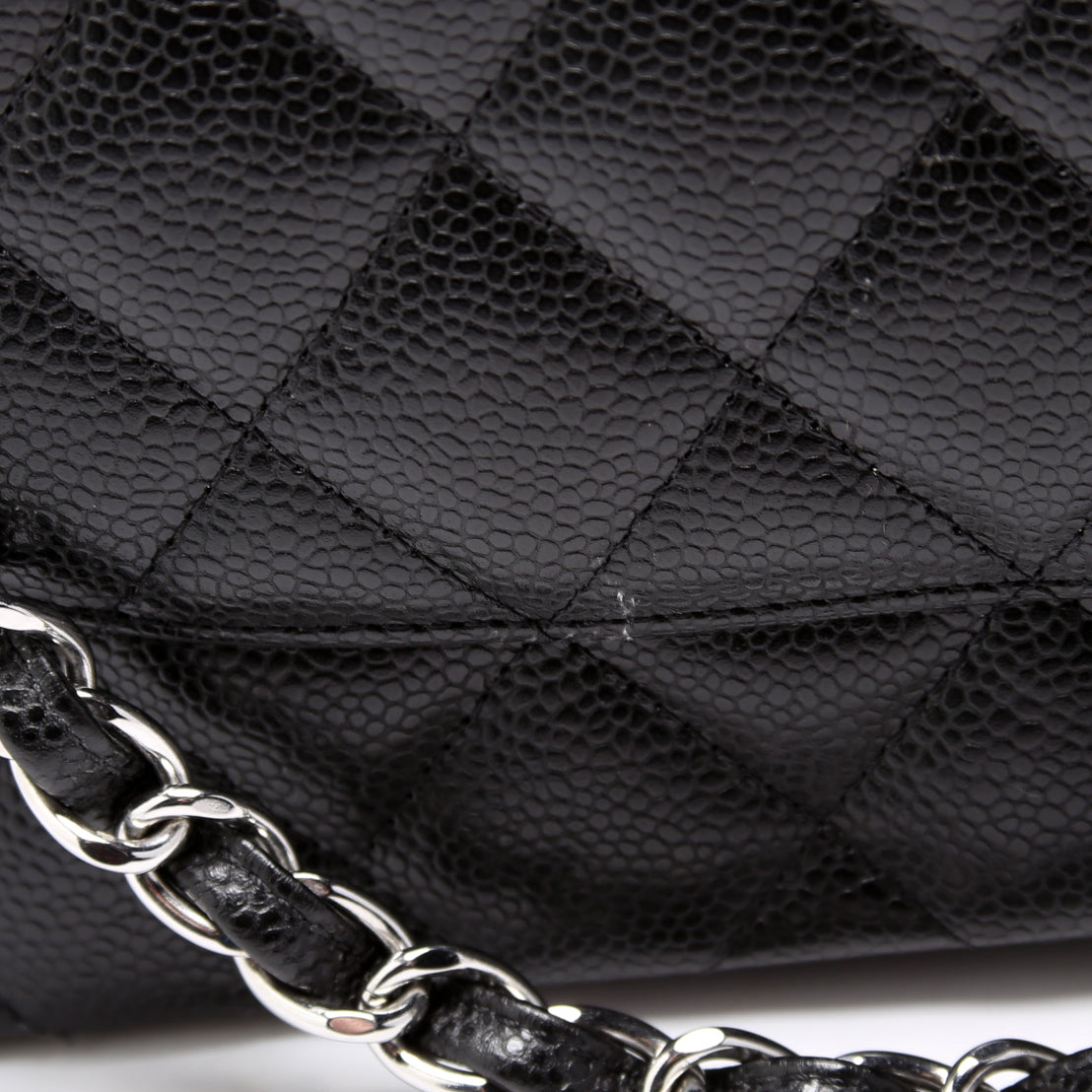 Chanel Classic Flap Jumbo Caviar RFID Black
