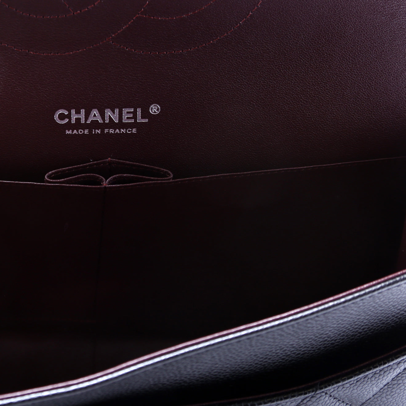 Chanel Classic Flap Jumbo Caviar RFID Black