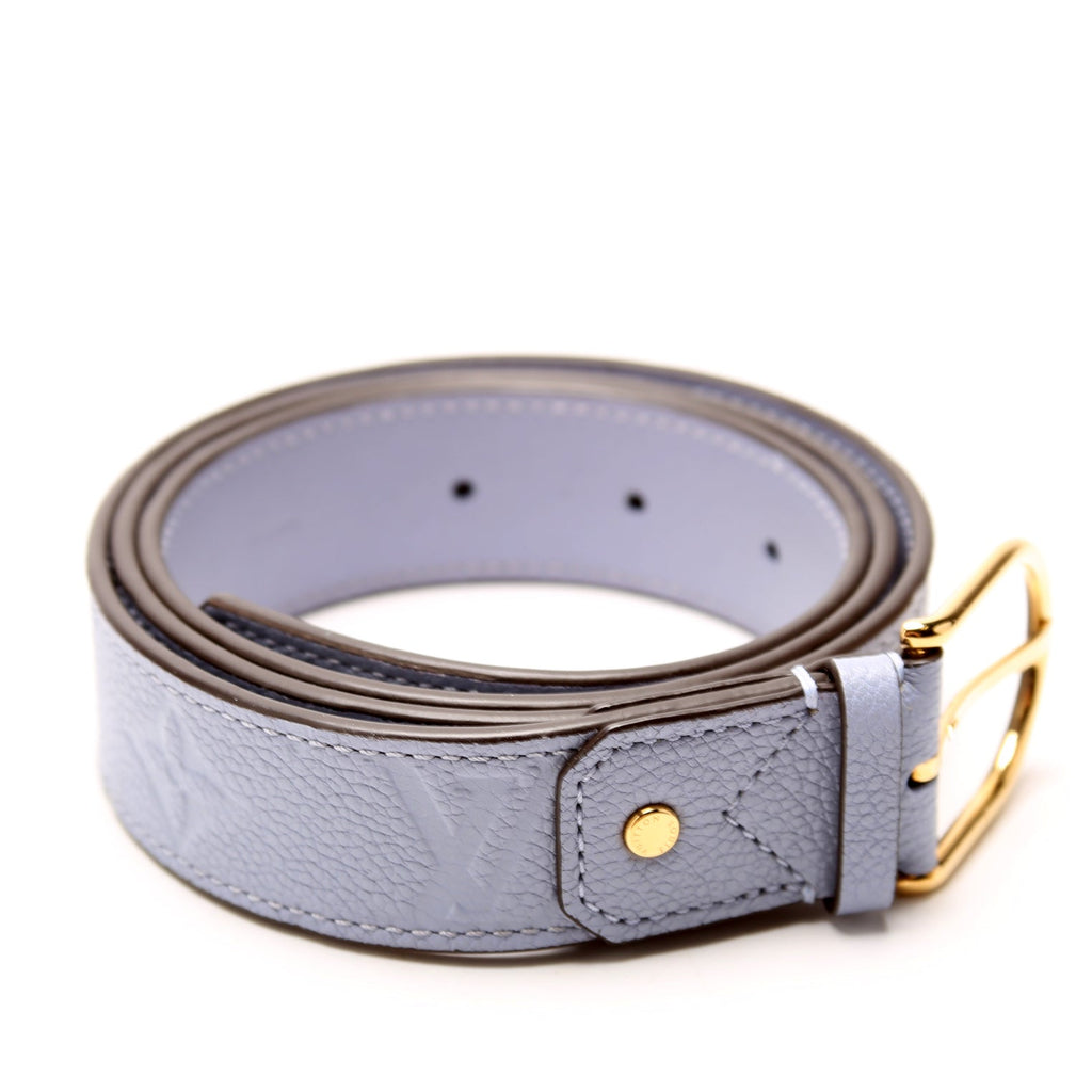 Louis Vuitton Empreinte Belt Size 90/36 Blue