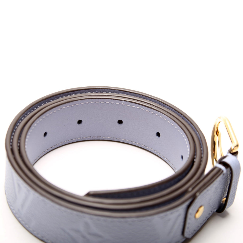 Louis Vuitton Empreinte Belt Size 90/36 Blue