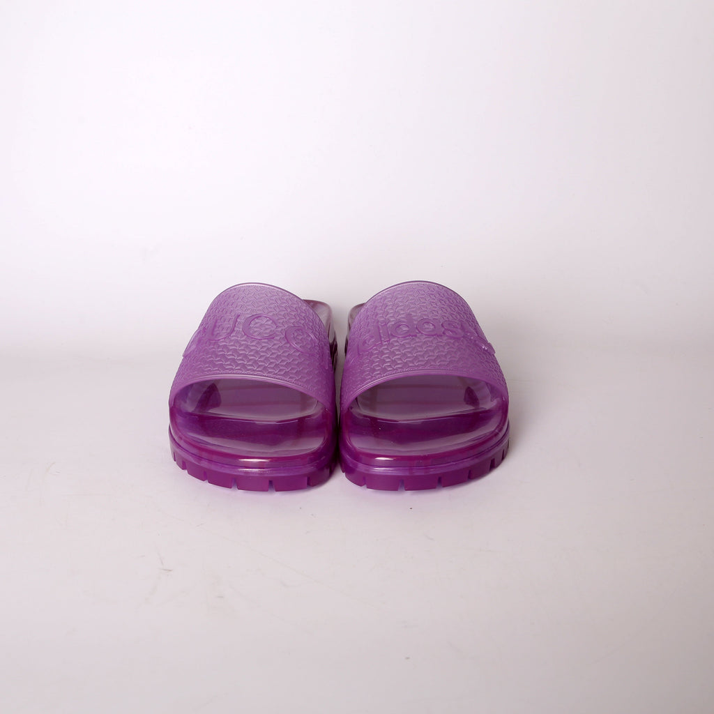 Gucci X Adidas Rubber Slides Size 39