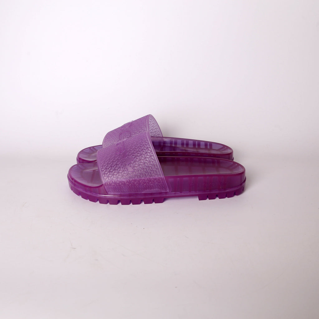 Gucci X Adidas Rubber Slides Size 39