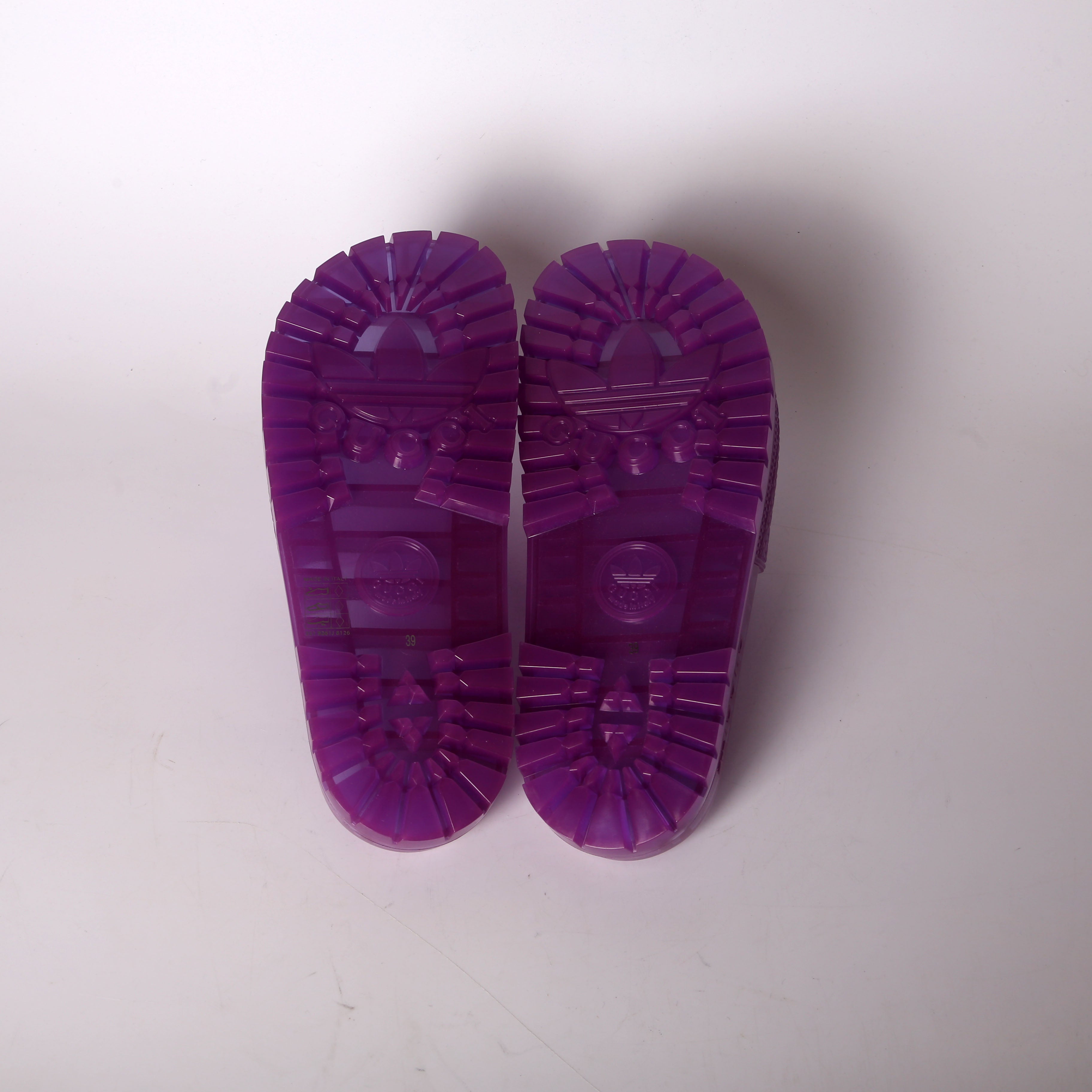 Gucci X Adidas Rubber Slides Size 39