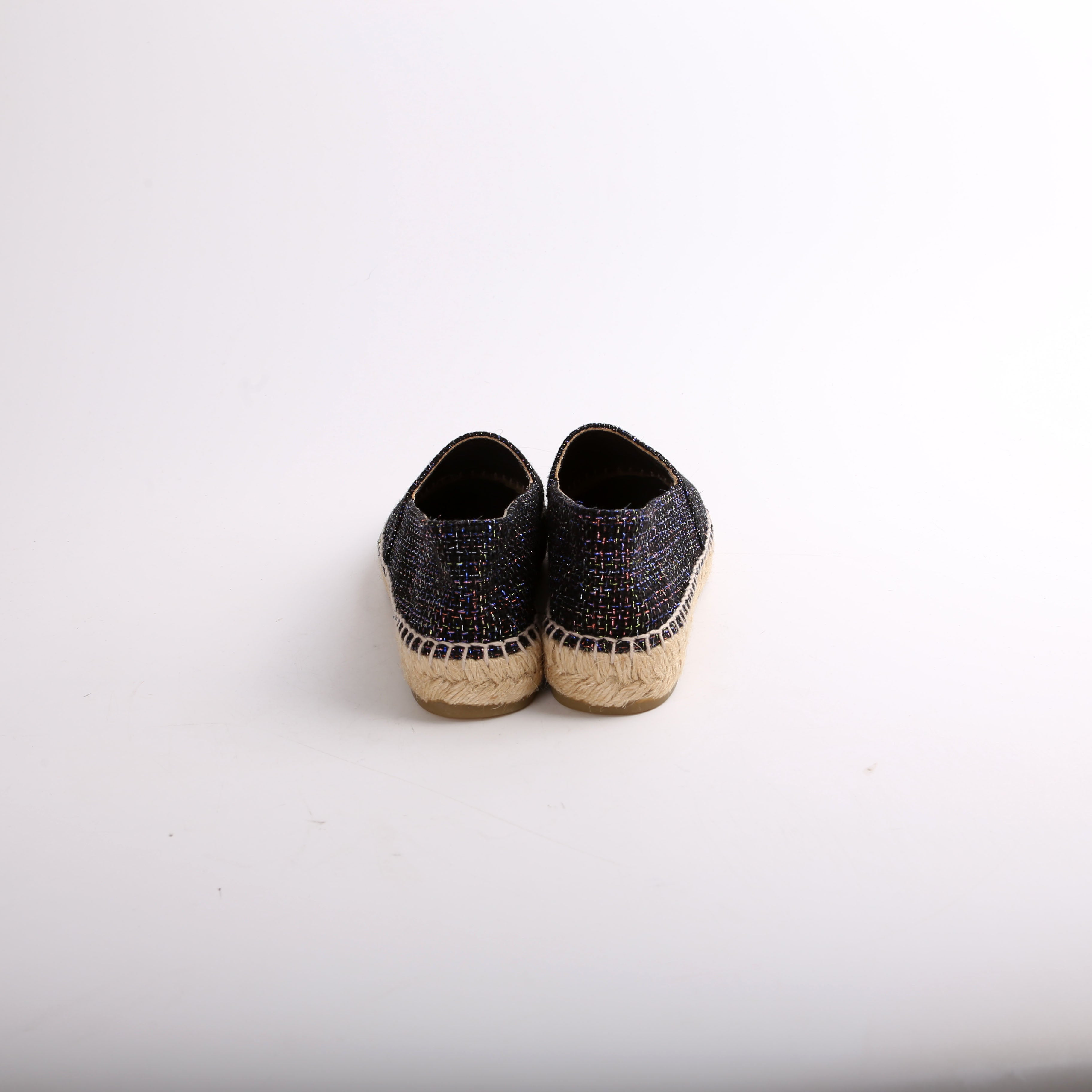 Chanel Tweed CC Espadrilles Size 36